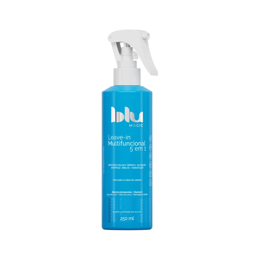 [antigo] Leave in Spray Capilar Multifuncional Protetor Solar e Térmico Blu Magic 250ml